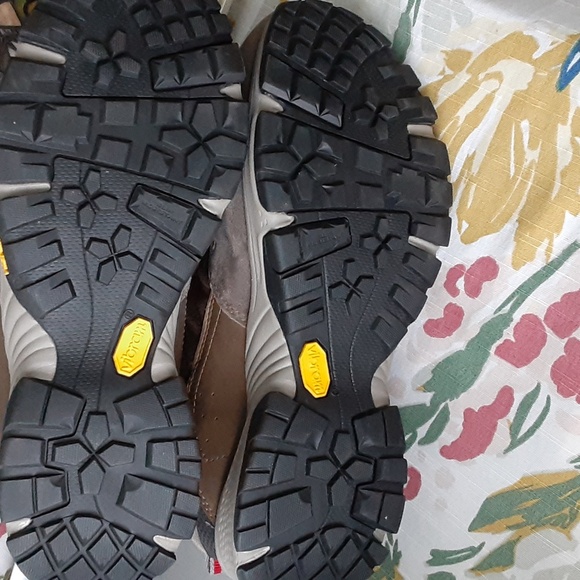 Timberland PRO Brown and Red Ankle SteelToe Boots NWOT SIZE11W - Picture 6 of 10